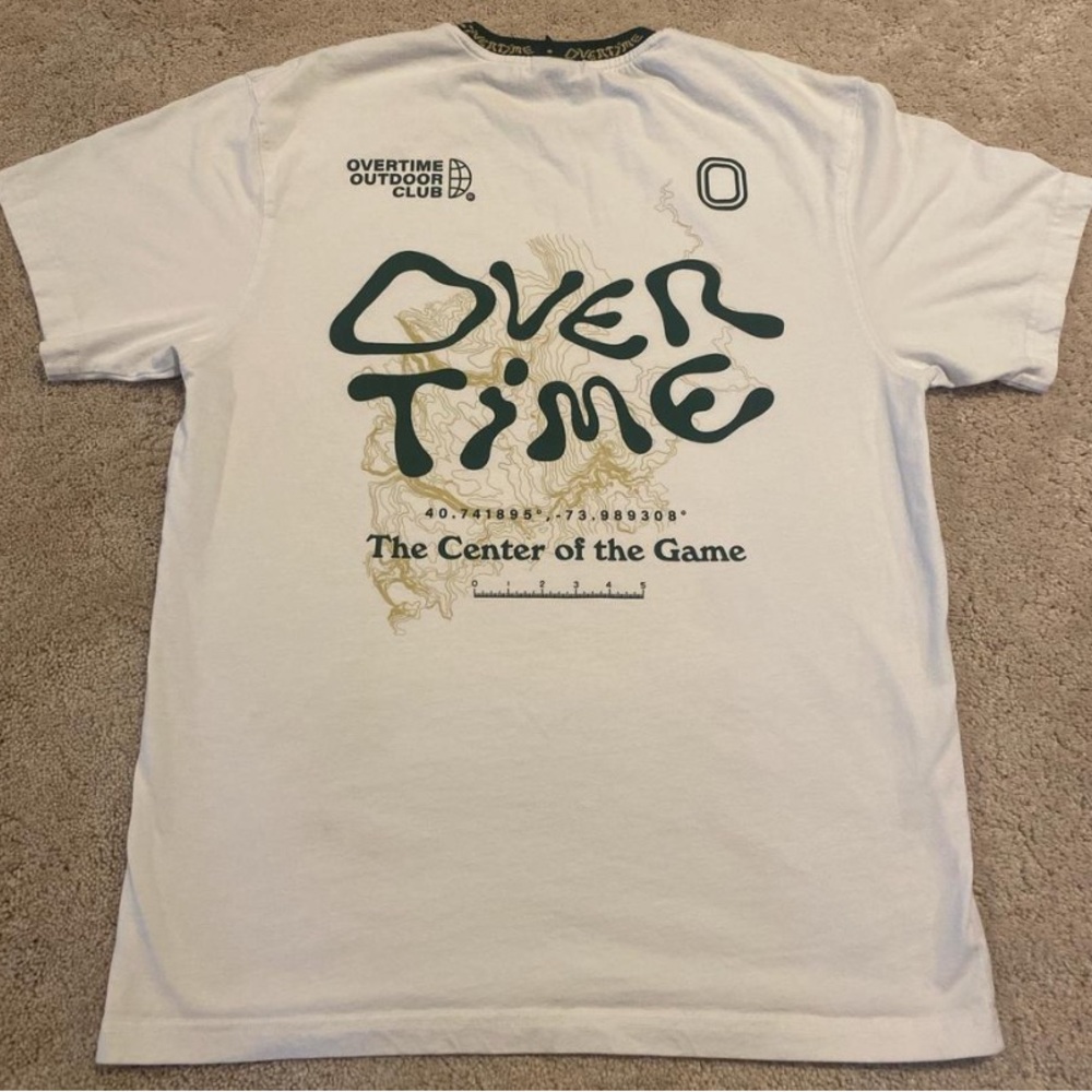 Overtime Elite White Graphic Tee